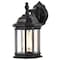 Nuvo Hopkins Outdoor Small Wall Lantern 1 Light Matte Black Finish 60/6119 - alternate 1